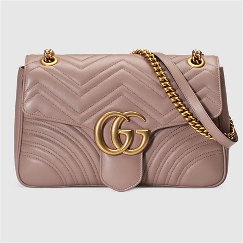 gucci rose gold hardware bag|gucci marmont handbags.